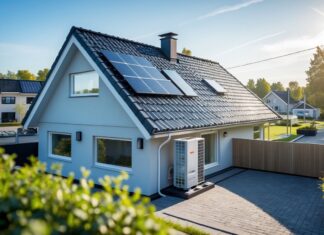 Energibesparelser med nyt tag og varmepumpe i Frederikssund