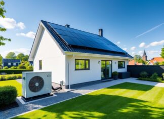 Energibesparelser med nyt tag og varmepumpe i Hedensted