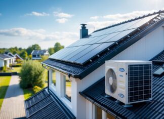 Energibesparelser med varmepumpe og nyt tag i Hadsund