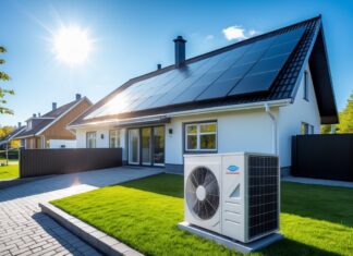 Energibesparelser med varmepumpe og nyt tag i Hørning