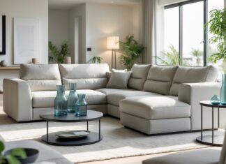 Find den perfekte u-sofa til stuen med stilfulde glaskander