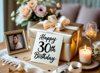 Hjertelige gaveidéer til fejring af 30-års dag