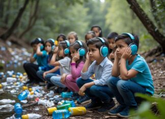 Hvordan affald i naturen påvirker børns hørelse