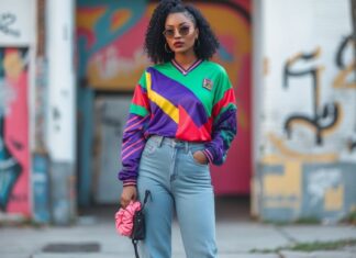 Hvordan du styler en retro fodboldtrøje med 90er-inspiration