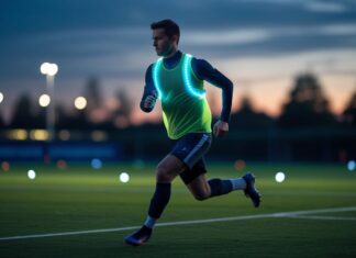Hvordan en løbevest med lys kan forbedre din fodboldtræning