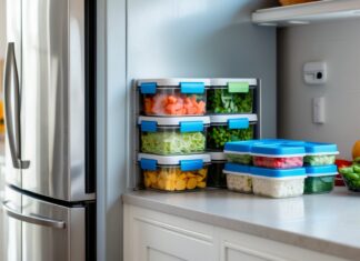 Opbevaringstips til køkkenet: køleskab tilbud og plastikbøtter