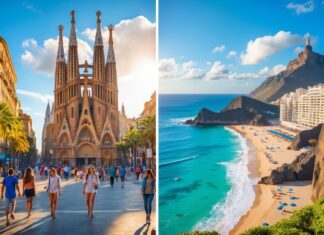 Oplev de bedste rejser til Barcelona og Tenerife