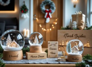 Personlige gaver til hjemmet: fra snekugler til navneskilt til dør online