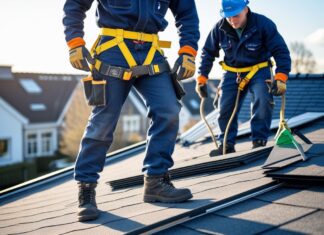 Praktisk arbejdstøj til tagdækning i Aalborg