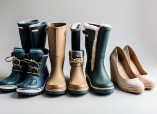 Praktisk fodtøj til alle årstider: fra termogummistøvler til sandaler med kilehæl