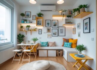 Praktiske løsninger til små rum og personlige detaljer i hjemmet
