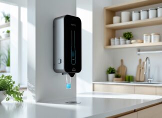 Praktiske opbevaringsløsninger til hjemmet med en sensor dispenser løsning