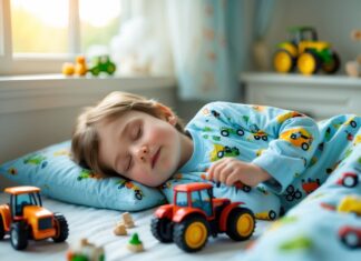 Sådan får du dit barn til at sove godt efter en dag med traktorleg