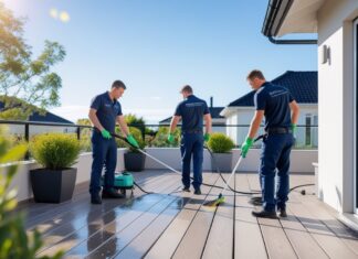 Sådan får du en ren terrasse med hjælp fra ejendomsservice i Nordsjælland