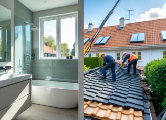 Sådan får du et nyt badeværelse og nyt tag til dit hjem i Kolding