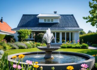 Sådan får du et nyt tag og et smukt springvand til haven i Slagelse