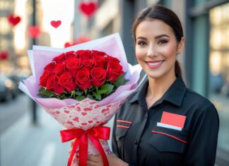 Sådan får du hurtig blomsterlevering til valentinsdag