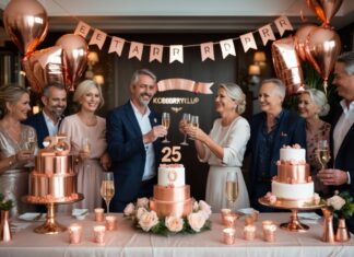 Sådan fejrer du både 25-års fødselsdag og kobberbryllup med stil