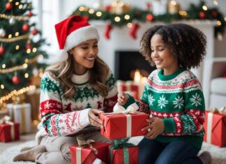 Sådan finder du de perfekte adventsgaver til mor og matchende juletrøjer