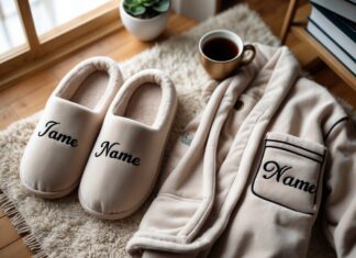 Sådan finder du de perfekte tøfler og tøj med eget navn til hjemmet