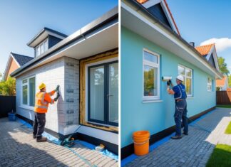 Sådan forbedrer du dit hjem med hulmursisolering og malerarbejde i Middelfart