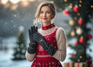 Sådan holder du varmen i stil: kørehandsker til vinterkørsel og julekjoler