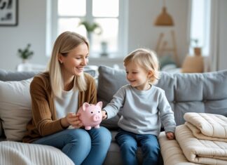 Sådan kan du nemt betale med børnepenge for en tyngdedyne