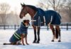 Sådan klæder du din hund og hest på til vinteren