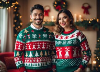 Sådan matcher du julesweaters med sko med kilehæl til den perfekte par-stil