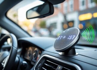 Sådan optimerer du din bil med en elektronisk p-skive og en trådløs højttaler til bilen