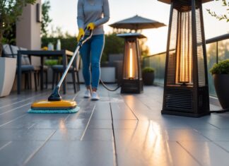 Sådan optimerer du din terrasse med fliserenser og effektive gasovne til udendørs brug