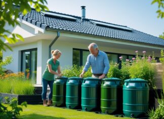 Sådan optimerer du dit tag til at opsamle regnvand med regnvandstønder til haven