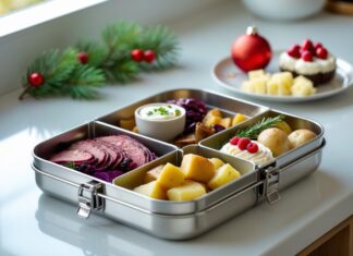 Sådan pakker du julemad i en madkasse med rum til julemad