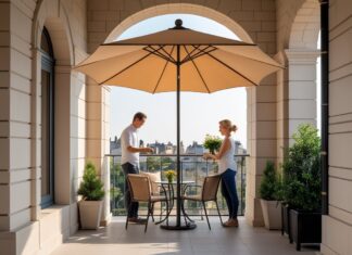 Sådan skaber du den perfekte altan med parasol og murerarbejde