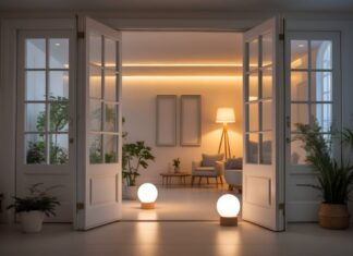 Sådan skaber du den perfekte atmosfære med franske døre og kvalitets led lamper online