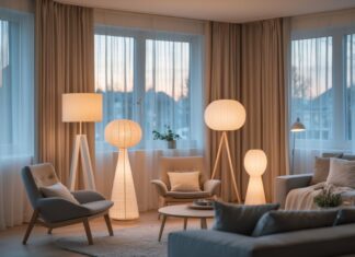 Sådan skaber du den perfekte atmosfære med gardiner og designer lamper i Aarhus