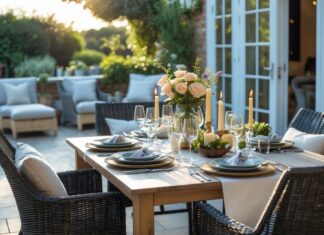Sådan skaber du den perfekte borddækning med udestuemøbler til din terrasse