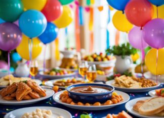 Sådan skaber du den perfekte feststemning med balloner til festdekorationer og brun sovs