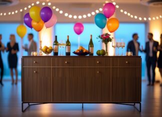 Sådan skaber du den perfekte feststemning med en høj skænk til festen