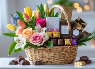 Sådan skaber du den perfekte gavekurv med blomster og chokoladegaver