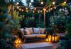 Sådan skaber du den perfekte hyggekrog med den rette belysning og en udendørs sofa til haven