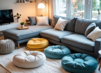 Sådan skaber du den perfekte hyggekrog med gulvpuder og sofa med chaiselong tilbud