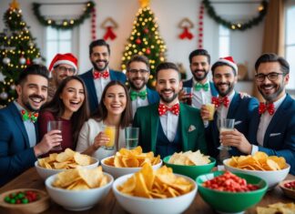 Sådan skaber du den perfekte julefest med chips og julebutterfly