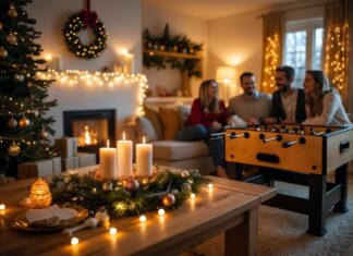 Sådan skaber du den perfekte julehygge med kalenderlys og bordfodboldbord