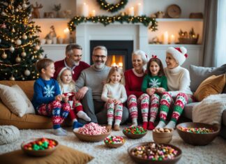Sådan skaber du den perfekte julehygge med slik og juleleggings til hele familien