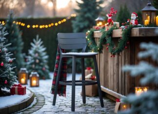 Sådan skaber du den perfekte julestemning i haven med udendørs skænkestol til haven