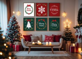 Sådan skaber du den perfekte julestemning med billeder til væggen online
