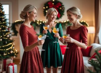 Sådan skaber du den perfekte julestemning med gin og julekjoler