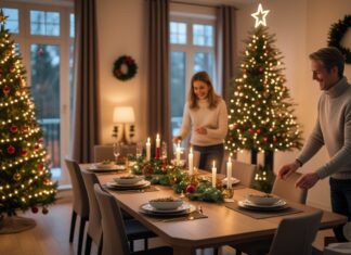 Sådan skaber du den perfekte julestemning med kunstige juletræer og spisebord med tillægsplader