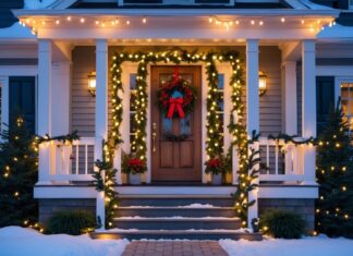 Sådan skaber du den perfekte julestemning med lys og hoveddøre til dit hjem